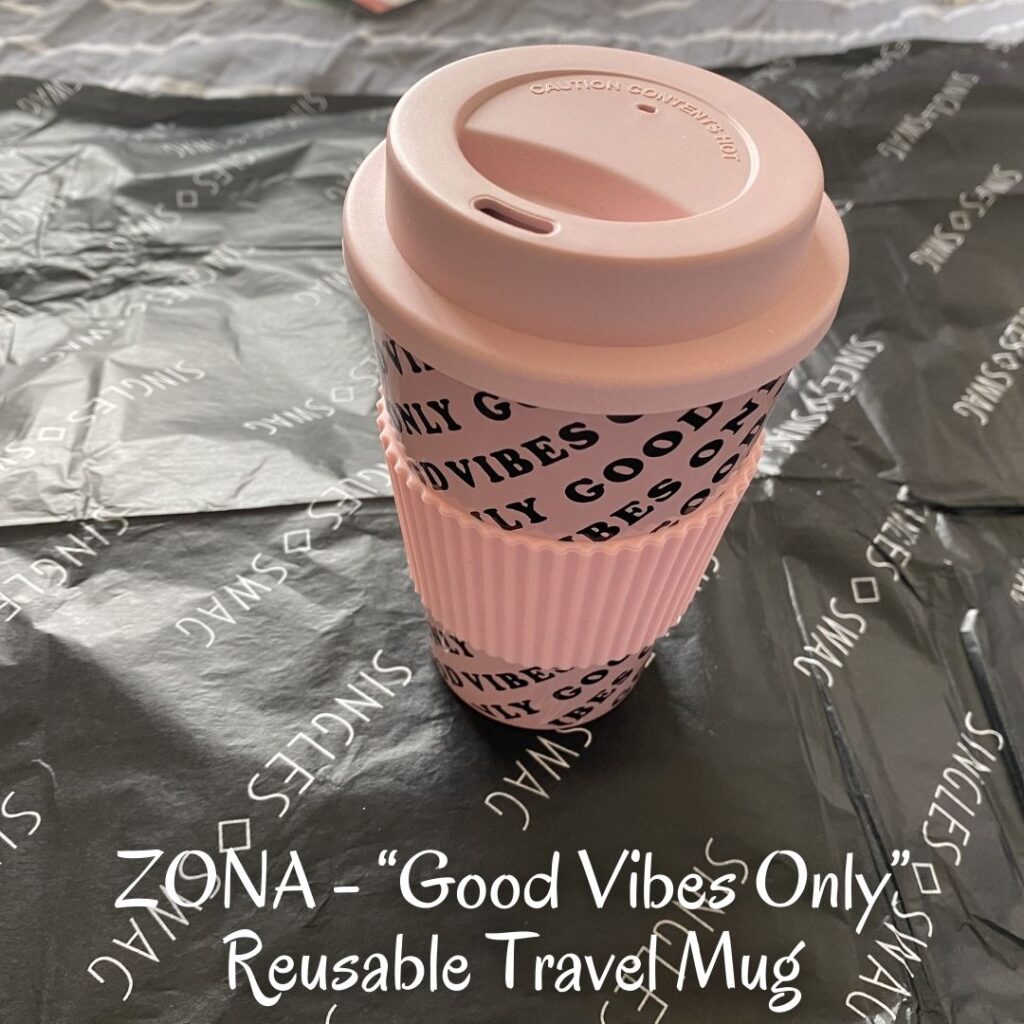 ZONA - “Good Vibes Only” Reusable Travel Mug ZONA - “Good Vibes Only” Reusable Travel Mug