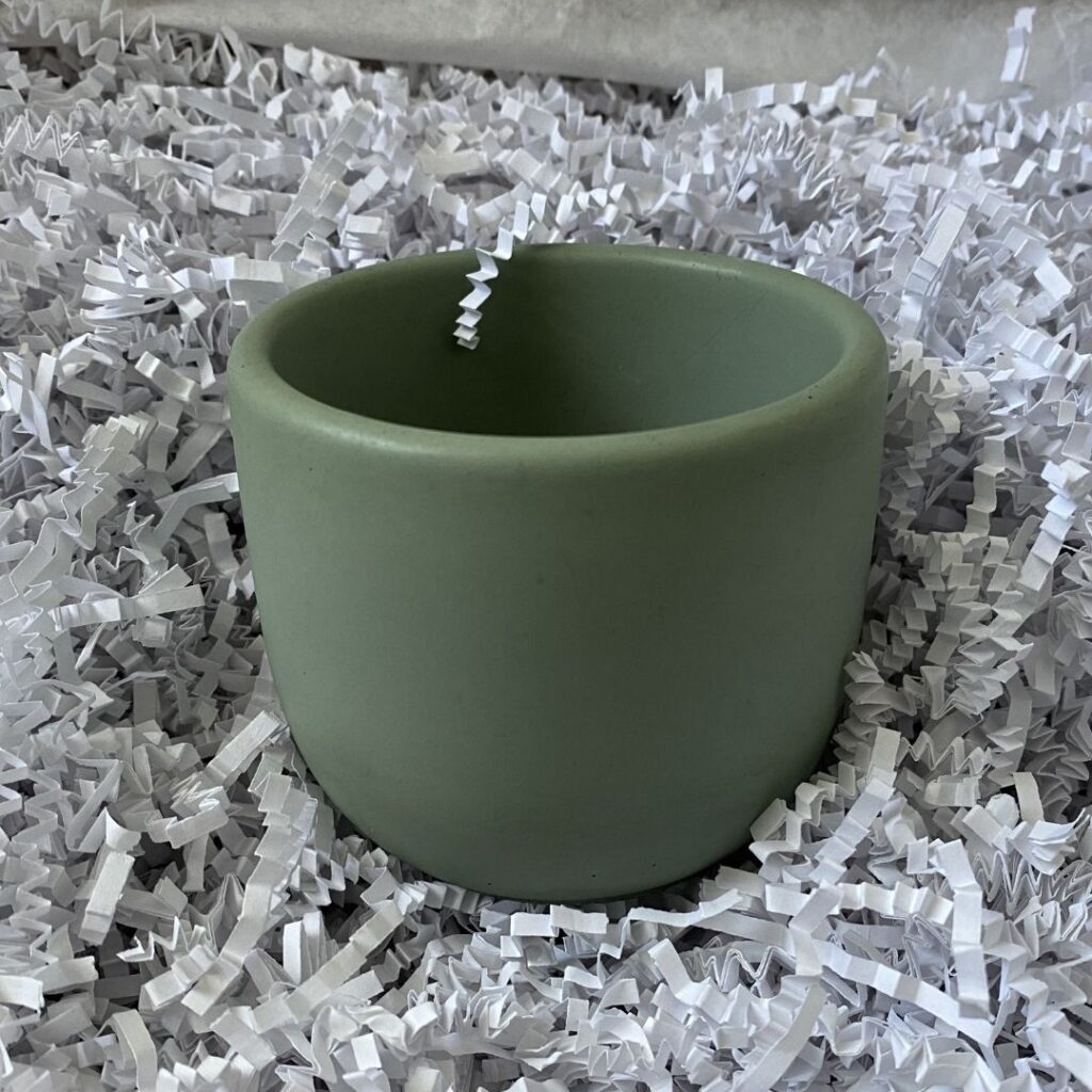 Tulip Vessel (3") - teal green - Concrete Days Tulip Vessel (3") - teal green - Concrete Days