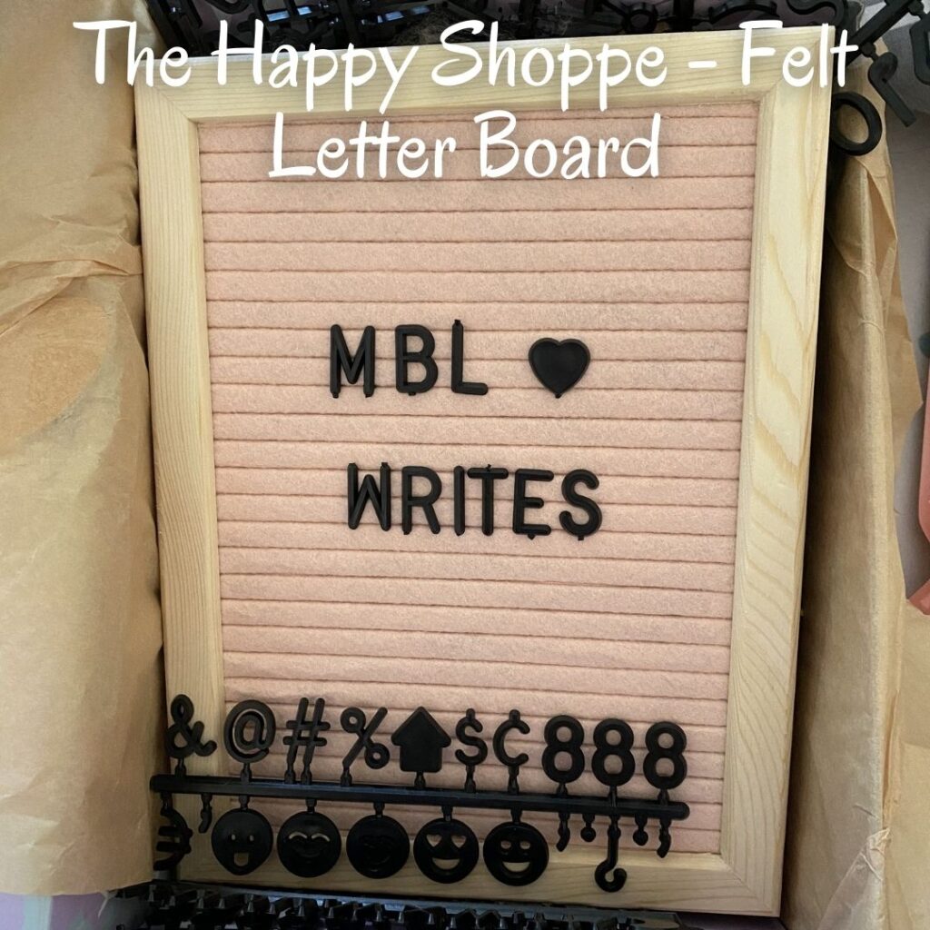 The Happy Shoppe - Felt Letter Board The Happy Shoppe - Felt Letter Board