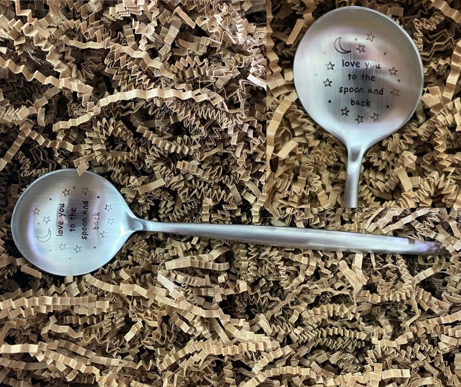 LOVE YOU TO THE SPOON AND BACK | THE HAPPY SHOPPE | WWW.MYTHERABOX.COM | $15 LOVE YOU TO THE SPOON AND BACK | THE HAPPY SHOPPE | WWW.MYTHERABOX.COM | $15
