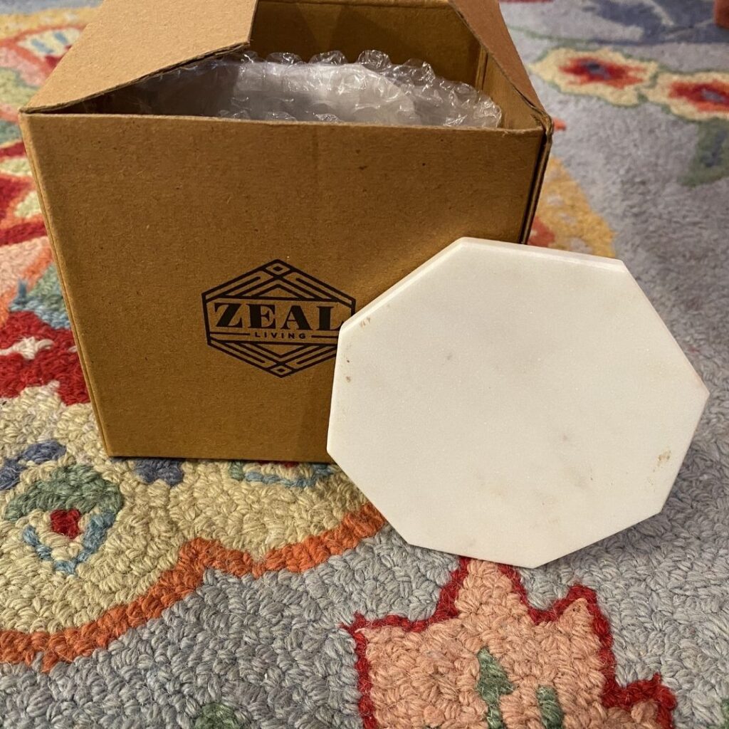 Zeal Living Marble Geo Coasters Zeal Living Marble Geo Coasters