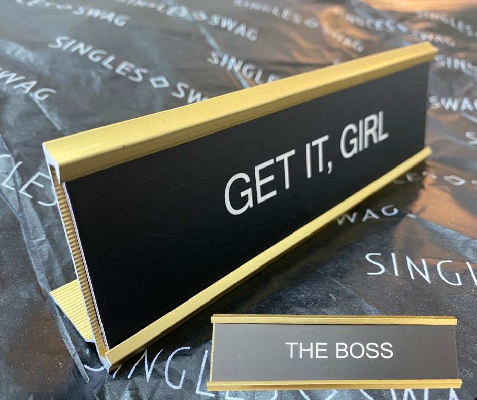 CHEEZOS - Double Sided Desk Plaque | $18 CHEEZOS - Double Sided Desk Plaque | $18