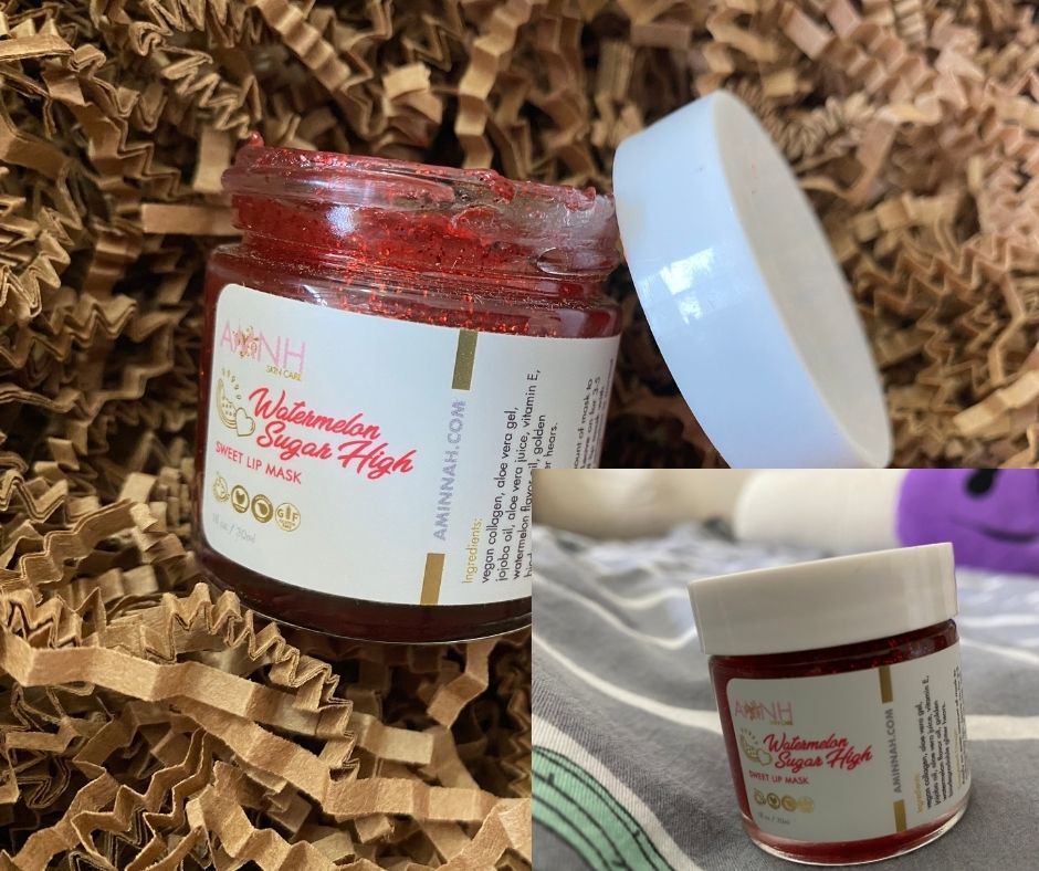 AMINNAH SKINCARE | WATERMELON SUGAR HIGH LIP MASK | WWW.AMINNAH.COM | $14.99 AMINNAH SKINCARE | WATERMELON SUGAR HIGH LIP MASK | WWW.AMINNAH.COM | $14.99