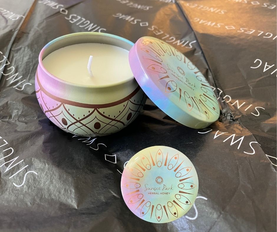 Sunset Park - Herbal Honey Candle | $18 Sunset Park - Herbal Honey Candle | $18