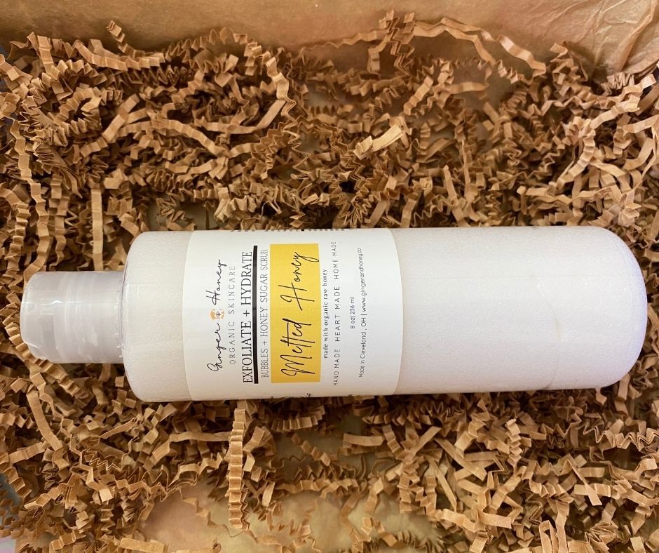 Ginger and Honey - Bubbles + Honey Sugar Scrub | WWW.GINGERANDHONEY.CO | $17 Ginger and Honey - Bubbles + Honey Sugar Scrub | WWW.GINGERANDHONEY.CO | $17