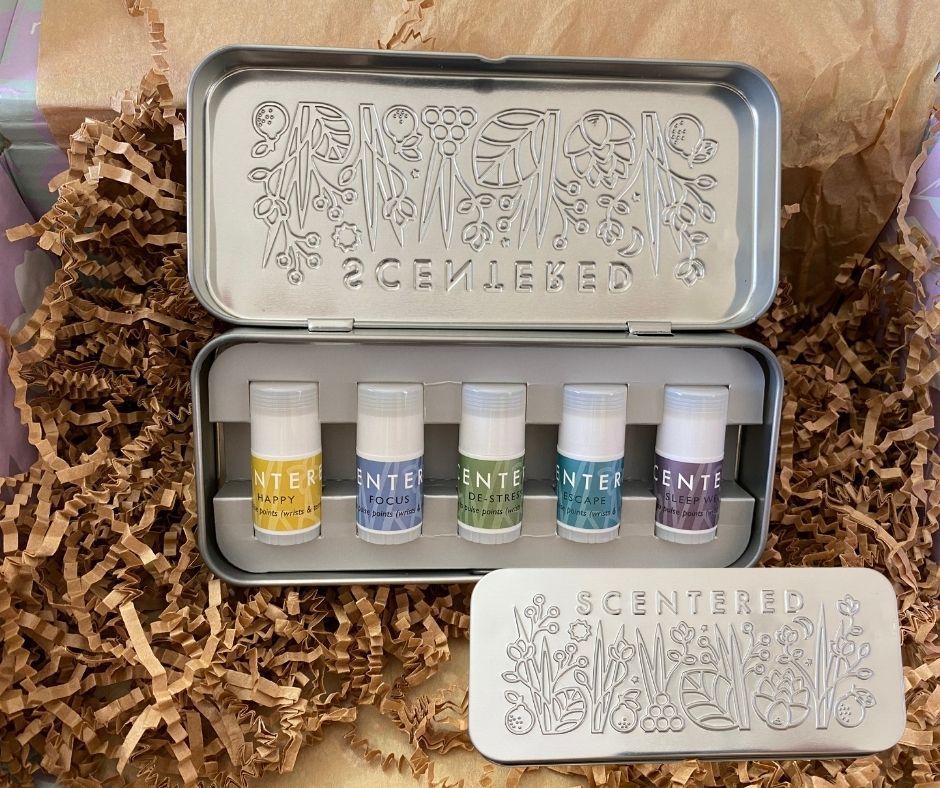 Scentered - Wellbeing Ritual Aromatherapy Tin | WWW.SCENTERED.ME | $36 Scentered - Wellbeing Ritual Aromatherapy Tin | WWW.SCENTERED.ME | $36