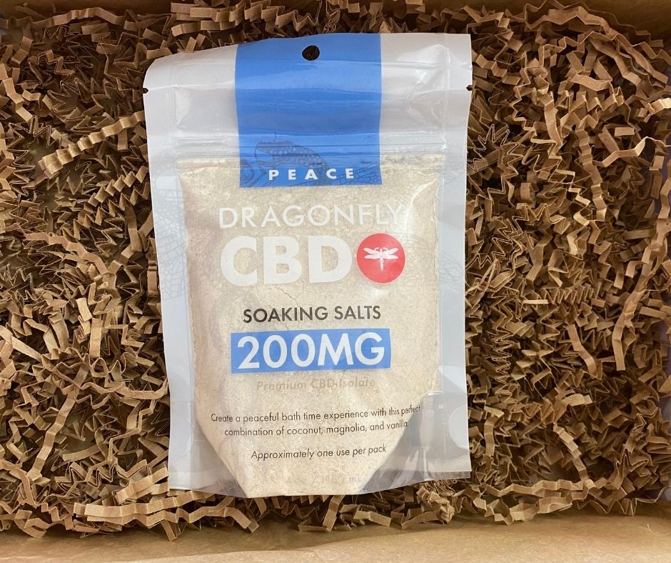 DRAGONFLY CBD | CBD SOAKING SALTS | WWW.DRAGONFLYPURE.COM | $20 DRAGONFLY CBD | CBD SOAKING SALTS | WWW.DRAGONFLYPURE.COM | $20