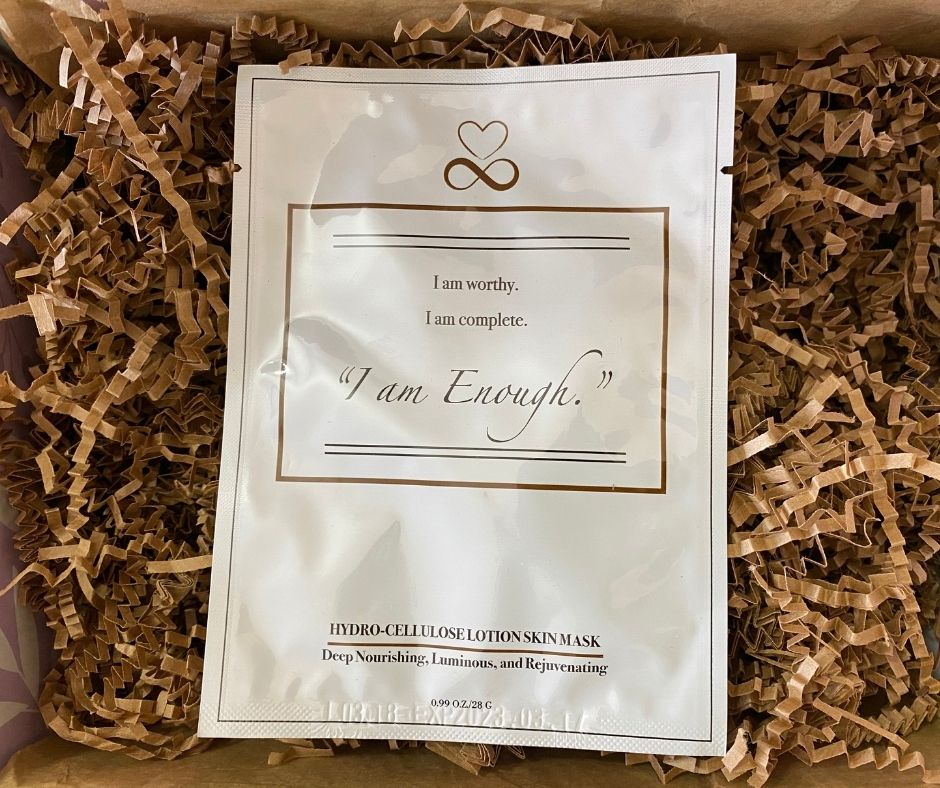 SKIN-FULNESS | I AM ENOUGH HYDRO-CELLULOSE SHEET MASK | WWW.SKIN-FULNESS.COM | $9 SKIN-FULNESS | I AM ENOUGH HYDRO-CELLULOSE SHEET MASK | WWW.SKIN-FULNESS.COM | $9
